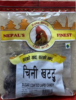 Rato Bhale Sugar Coated Lapsi Candy 100 G