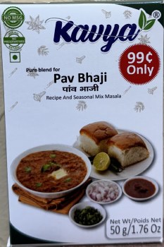 Kavya Pav Bhaji 50 G