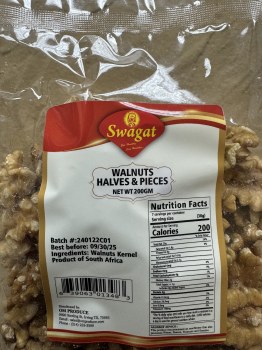 Swagat Walnuts Halves & Pieces 200 G