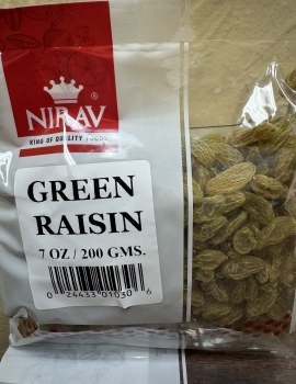 Nirav Green Raisins 200 G