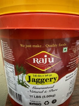 Raju Garunteed Natural & Pure Jaggery 5 KG