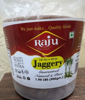 Raju Natural & Pur Jaggery 1.98 Lbs