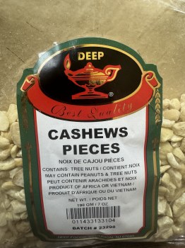 Deep Cashew Pieces 7 Oz