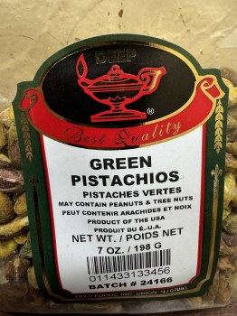 Deep Green Pistachios 200 G