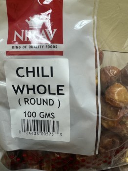 Nirav Chilli Whole (Round) 100 G