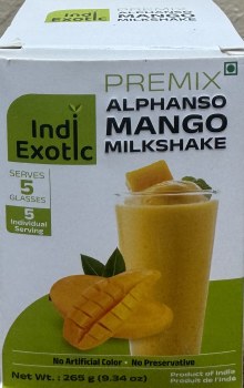 Indi Exotic Alphonso Mango Milk Shake Premix 265 G