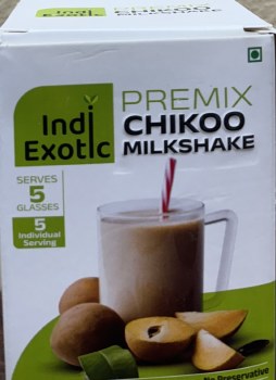 Indi Exotic Premix Chikoo Milk Shake 255 G