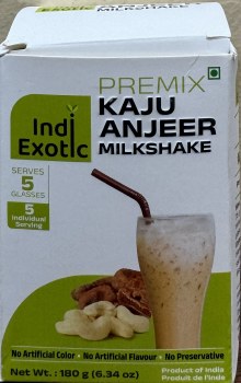 Indi Exotic Kaju Anjir Milk Shake Premix 180 G