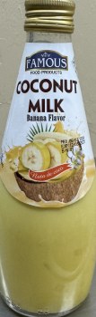 Famous Coconut Milk Banana Flavour 290 ML