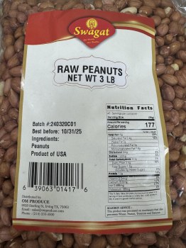 Swagat Raw Peanuts 3 Lbs