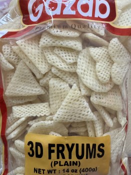 Gazab 3D Fryums Plain 400 G