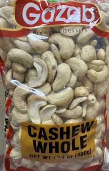 Gazab Cashew Whole 400 G