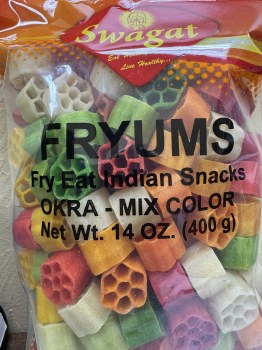 Swagat Fryums Okra-Mix Color 400 G