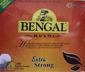 Bengal Black Tea Extra Strong 100 Tea Bags