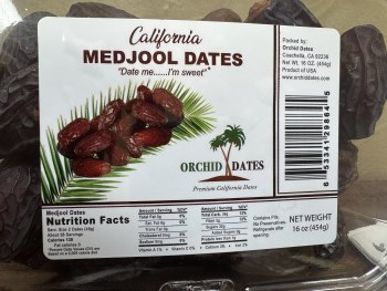 Orchid Dates California Fancy Medjool Dates 1 LBS