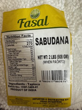 Fasal Sabudana 2 Lbs