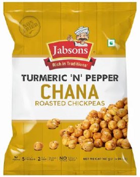 Jabsons Turmeric N Pepper Chana 140 G