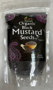 Jiva Organics Black Mustard Seeds 200 G