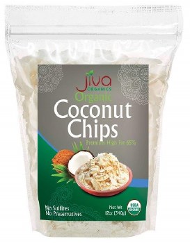 Jiva Organics Coconut Chips 340g