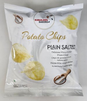 Kb Potato Chips Plain Sal 100g