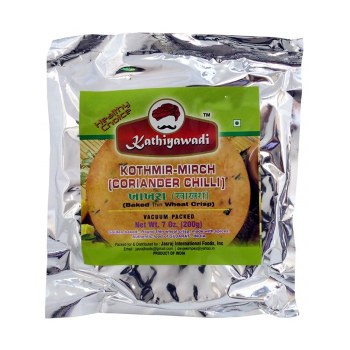 Kathiyawadi Coriander & Chilli Khakhra 200 G