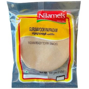 Nilamels Guruvayoor Pappadam 7 Oz