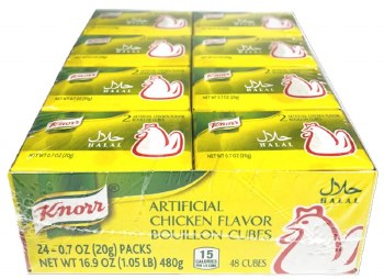 Knorr Artificial Chicken Flavoured Bouillon Cubes 480g
