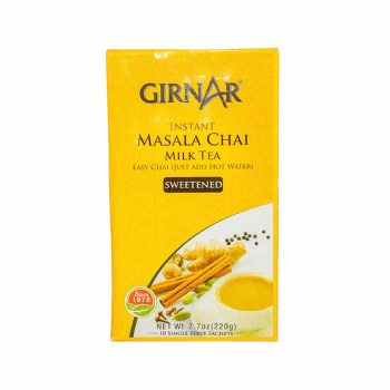 Girnar Instant Masala Chai Milk Tea Sweetened 220G 10 Sachets