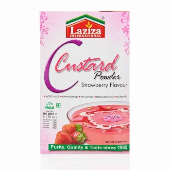 Laziza Custard Powder Strawberry Flavour 300 G