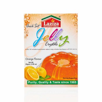 Laziza Orange Jelly Crystals Mix 85 G