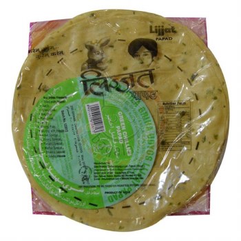 Lijjat Papad Green Chilli Papad 200 G