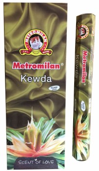 Metromilan kewda incense sticks 6 pac