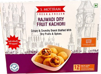 S.Motiram Rajwadi Dry Fruit Kachori 12 Pcs