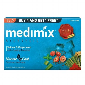Medimix Vetiver & Grape Seed Soap 125g