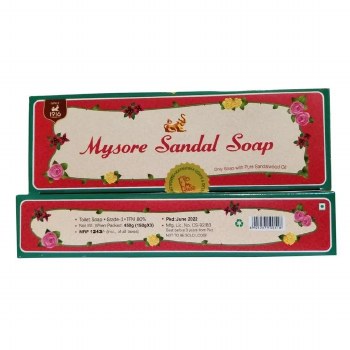 Mysore Sandal Soap 450 G (3Pieces * 150G)