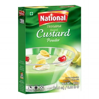 National Banana Flavored Custard Powder 300 G