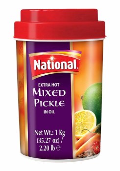 National Extra Hot Mixed Pickle  1 KG