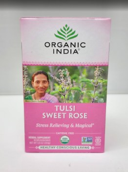 Org.Ind.Tulsi Sweet Rose 18bag