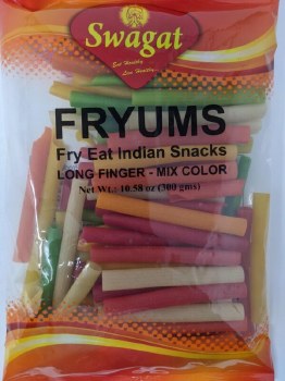 Swagat Long Finger Mix Color Fryums 400 G