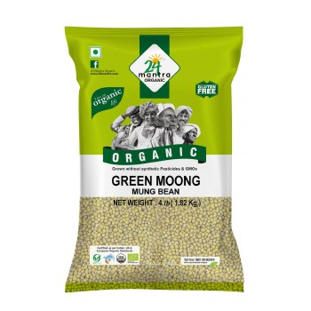 24 Mantra Organic Whole Moong 4 Lb