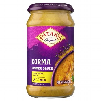 Patak's Korma Simmer Sauce Mild 425 G