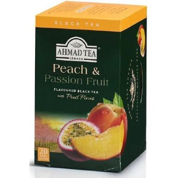 Ahmad Tea London Peach & Passion Fruit Flavoured Black Tea 20 Tea Bags