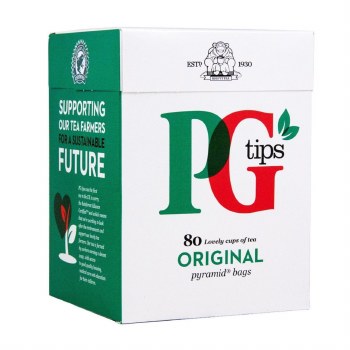 PG Tips 80 Pyramid Tea Bags 232 G