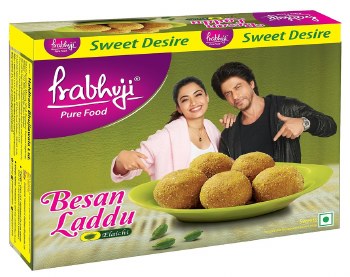 Prabhu.Besan Laddu Elachi 336g