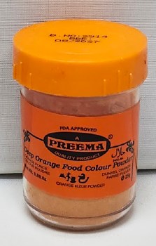 Preema Orange Food Colour 25g