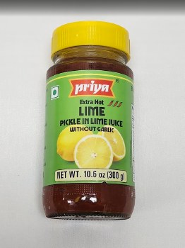 Priya Ex Hot Lime Pic Wog 300g