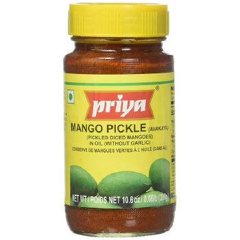 Priya Mango Pickle with Garlic 300g