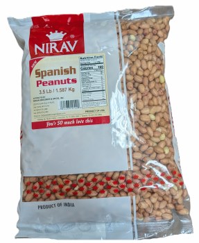 Nirav Spanish Peanuts 3.5 Lb