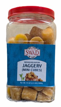 Swad Indian Kolhapuri Jaggery (Mini Cubes) 2.2 LBS