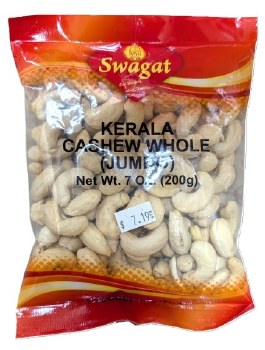 Swagat Kerala Cashew Whole 200g